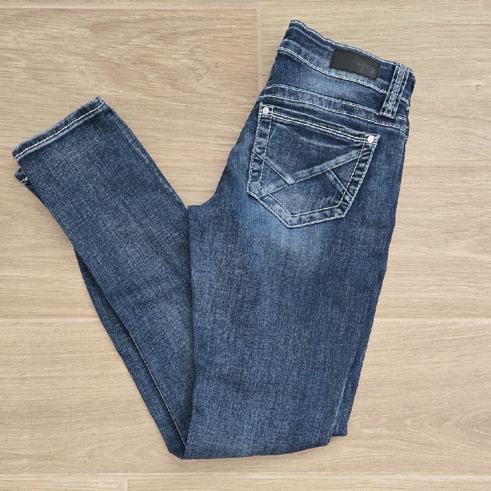 Daytrip Lynx Skinny Blue Denim Jeans Sz 28L